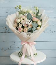 Букет цветов из:  Розы и Лизиантусы в Шолохово