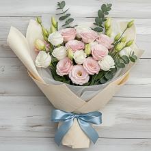 Букет цветов из:  Лизиантусы #REPLACE_PRED# Шолохово