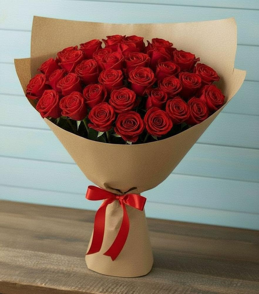 Букет Красные розы Милано в Шолохово