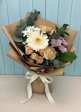 Букет цветов из:  Герберы и Хризантемы в Шолохово