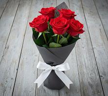 Букет 5 Красных роз Эдлесс Лав #REPLACE_PRED# Шолохово