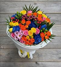 Букет цветов из:  Розы и Хризантемы в Шолохово