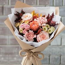 Букет цветов из:  Гвоздики, Хризантемы и Розы в Шолохово