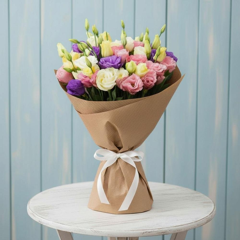 Букет цветов из: Лизиантусы в Шолохово