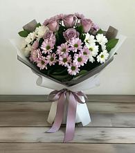 Букет цветов из:  Хризантемы и Розы #REPLACE_PRED# Шолохово