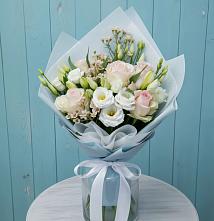 Букет цветов из:  Розы и Лизиантусы #REPLACE_PRED# Шолохово