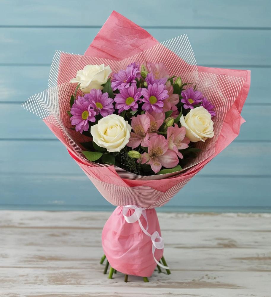 Букет цветов из: Герберы в Шолохово