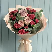 Букет цветов из:  Гвоздики и Розы в Шолохово