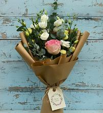Букет цветов из:  Розы и Лизиантусы #REPLACE_PRED# Шолохово