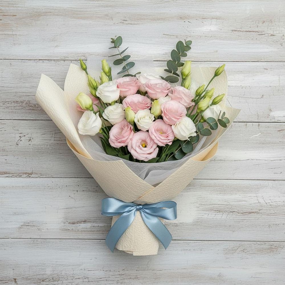 Букет цветов из: Лизиантусы в Шолохово